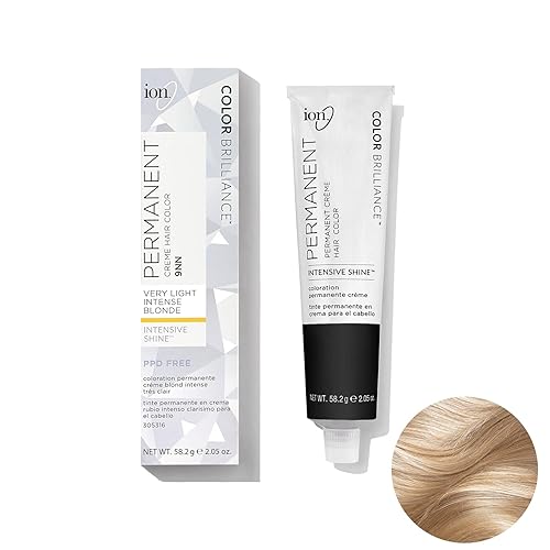 Vista 77 de Ion Crema Permanente para el Cabello - Rubio Cobrizo 7RC Medium Copper Blonde,1V Jet Black,4N Medium Brown,4RC Medium Copper Brown,Radiant