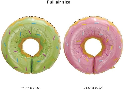 Miniatura 4 de Yummy Donut Helado Donuts Cupcakes Postre Globos de aluminio Mylar de calidad de grado A para bodas, cumpleaños, baby shower, fiesta, paquete de