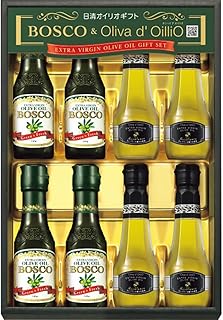 日清オイリオ ボスコ (BOSCO) エキストラバージン オリーブオイル & オリーバデオイルEXV ギフト セット お中元 お歳暮 贈り物 内祝い 贈答品 ラッピング 熨斗 (BL-50)