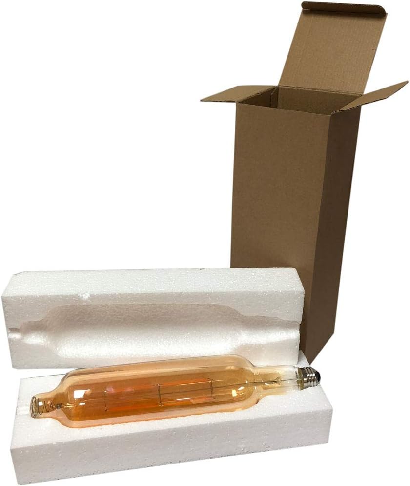 Royal Designs, Inc LB-1514 LB-1514 Royal Designs Vintage Bottle Shaped Golden Smoke, E26 Medium Base, 8W LED Equivalent 60W Incandescent Bulb, Single