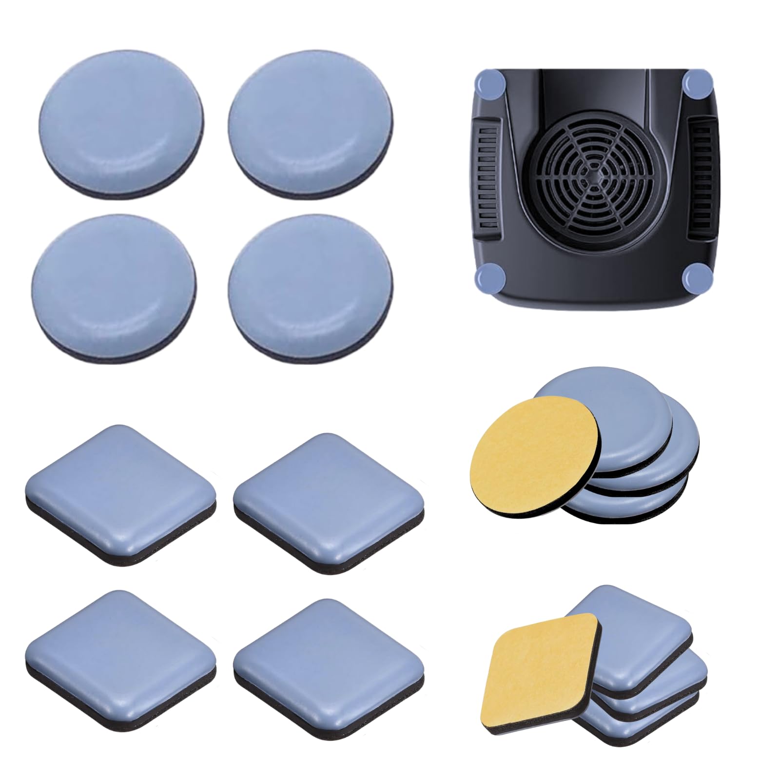 Small Appliance Slider, Countertop Appliance Sliders for Kitchen Appliances, Mixer, Coffee Maker, Most Countertops, Pack of 8