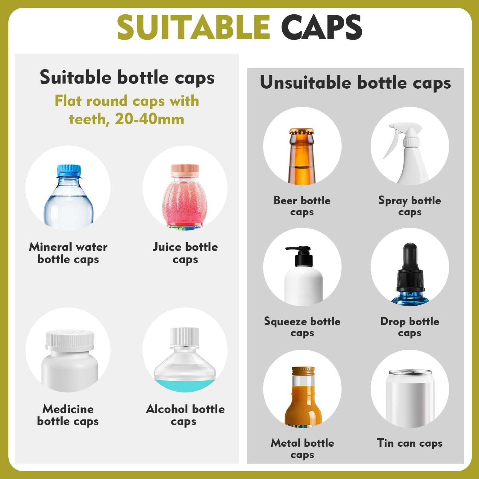 Taponadora neumática de botella de mano Máquina de sellado de taponamiento de botellas Herramientas de roscado 2500RPM para tapas de botellas de plástico (30-40mm)