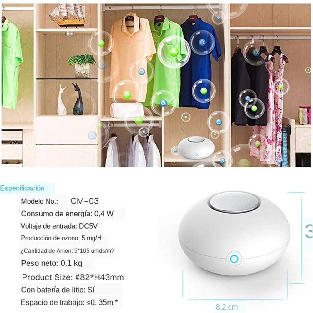Yanghao Purificador De Aire, para El Hogar Grande con Filtros HEPA Verdadero, Modo Automático, Modo De Suspensión, Libre De Ozono, Filtro De Aire para Polvo, Polen, Mascotas, Fumador