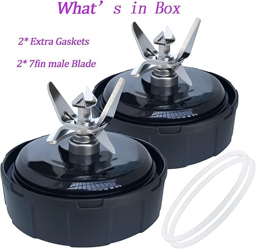 Miniatura 5 de Nuevo modelo Cuchilla de repuesto para licuadora Ninja, solo compatible con Nutri Ninja Foodi Power Blender SS300, SS351, SS351C, SS351TGT, CO351B,