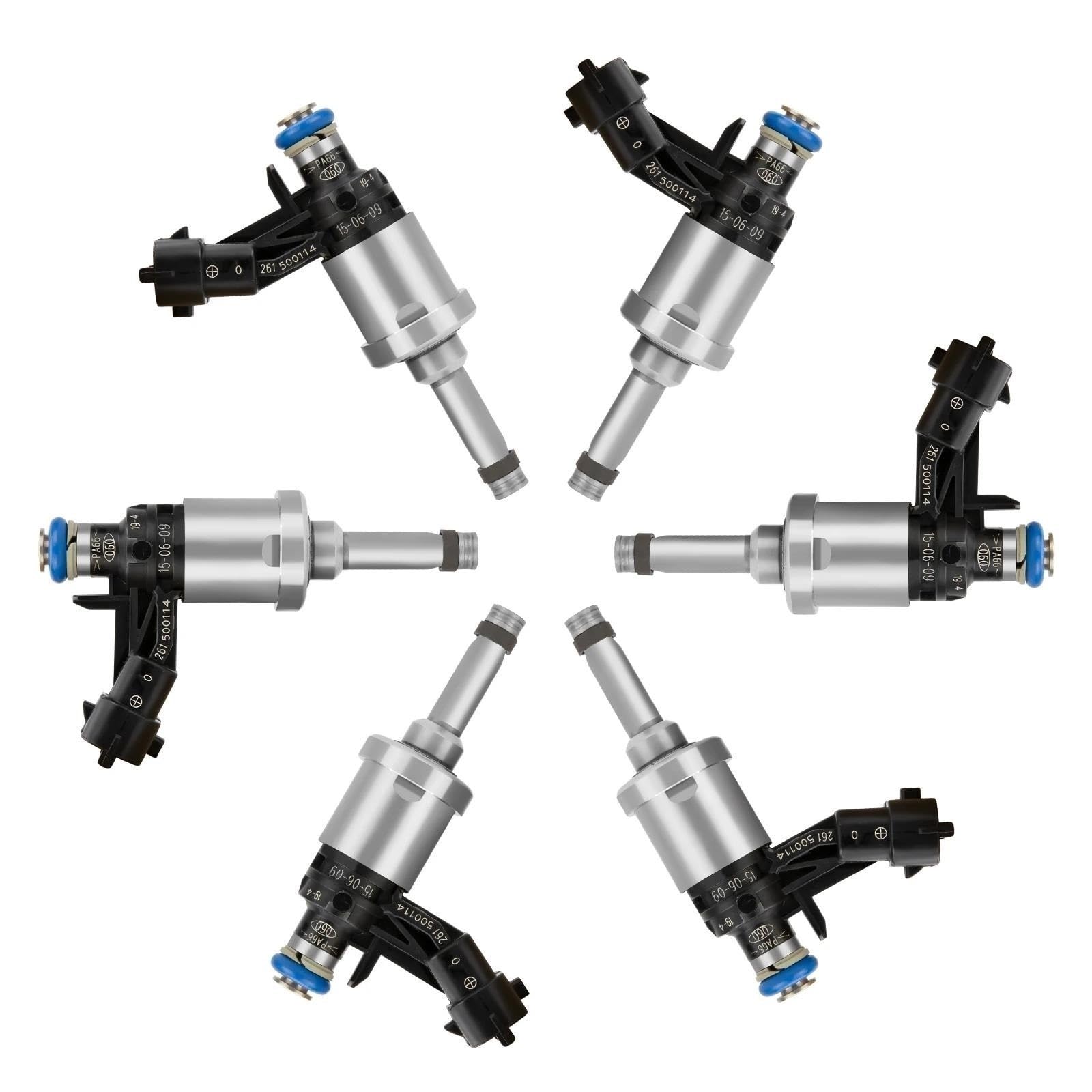 Iniettore Carburante 6X 12638530 Iniettori di Carburante 2008-2011 per GMC per Acadia 2009-2011 3.6L V6 12611545 12632255 0261500114 217-3445 Fj994 Km Iniezione Carburante