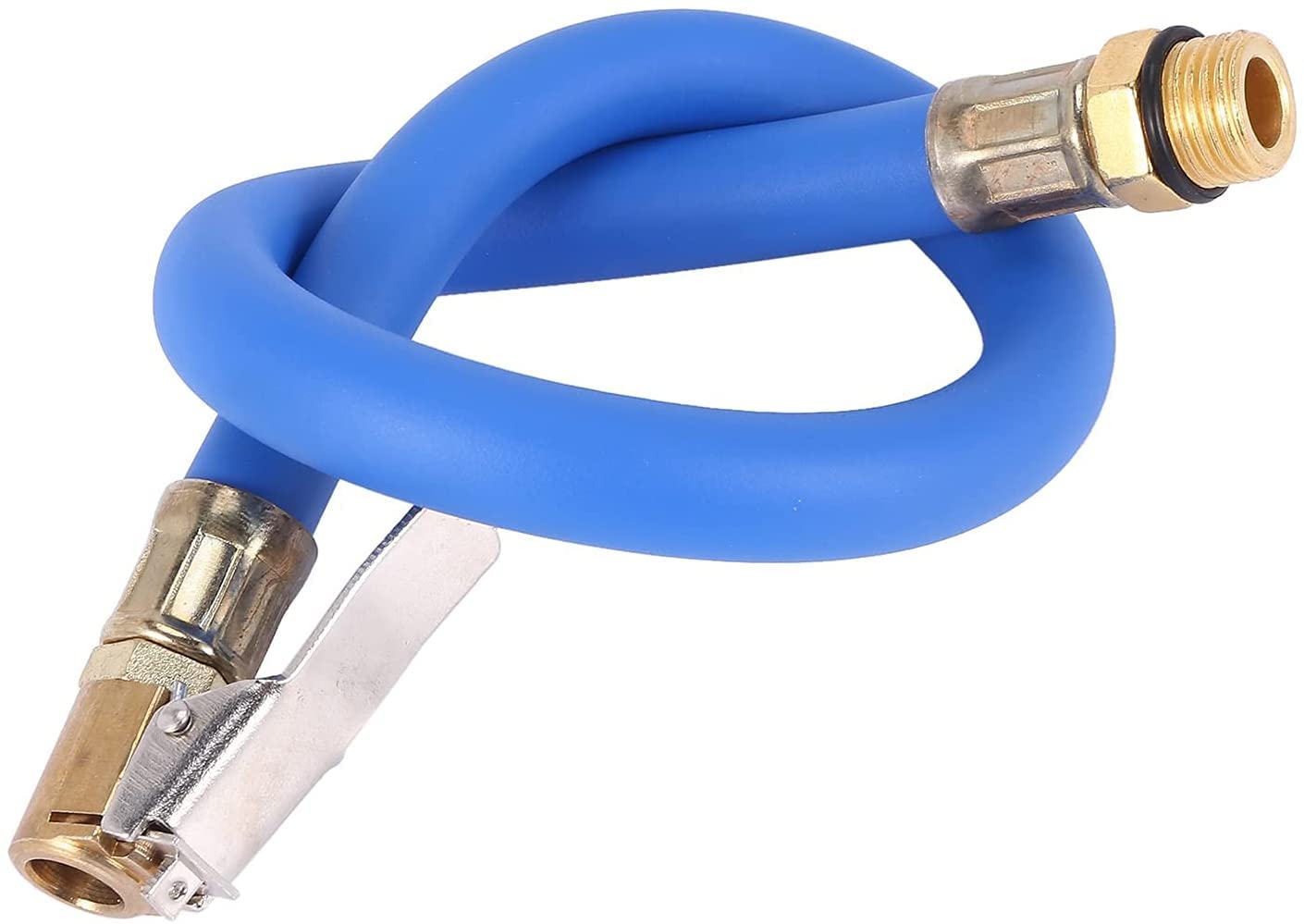 Kit 5 Tubi Gonfiaggio Pneumatici Chudian - Gomma Flessibile Per Auto E Moto (Nero E Blu) - Foto 8