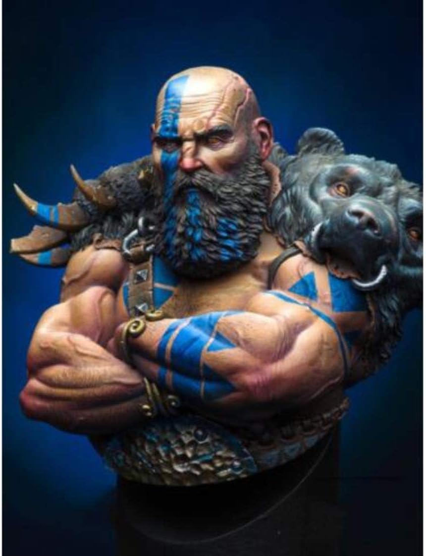 1/8 Orc Shouted Bust Ancient Figure Resin Model Miniature Figure Unassembly Unpainted