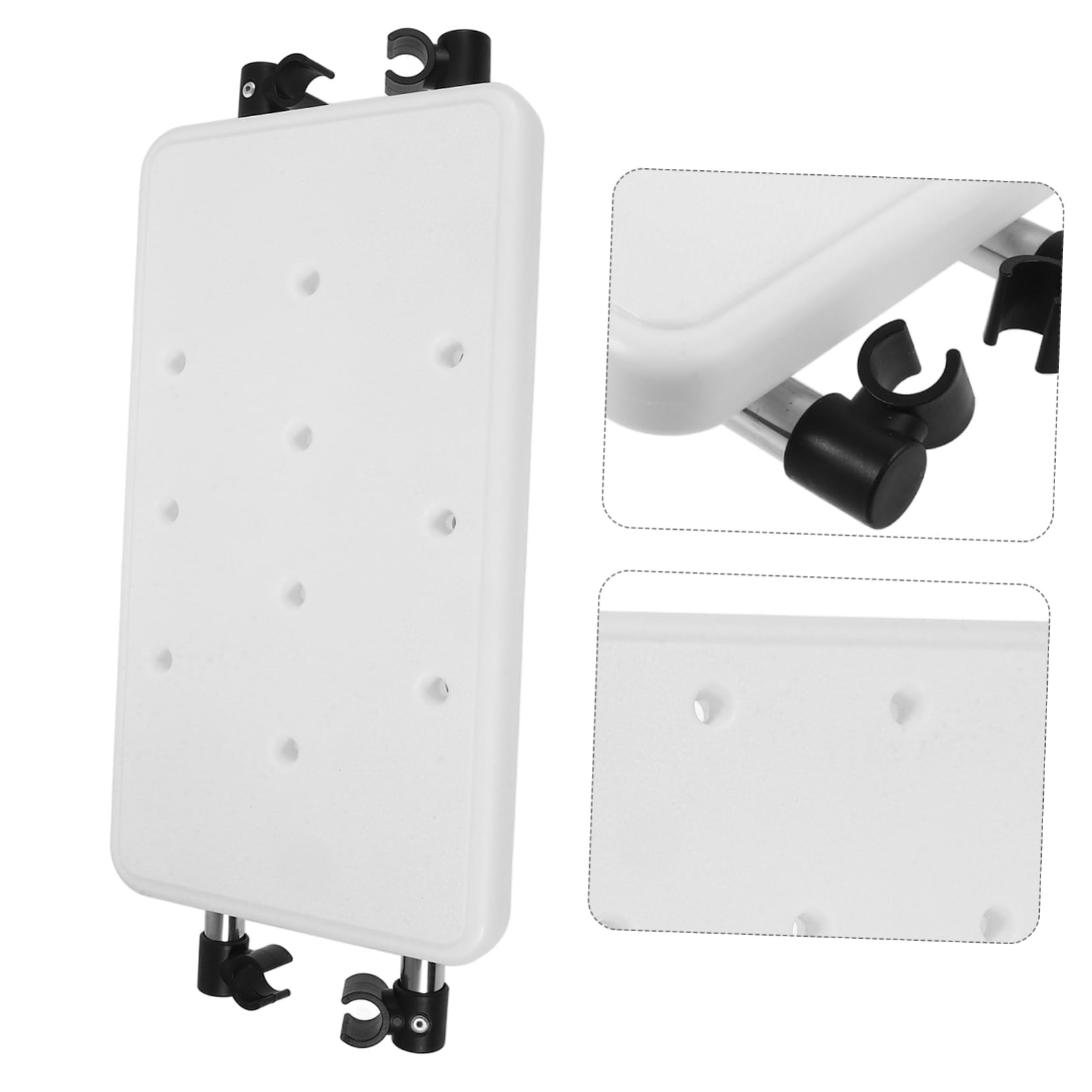 Accessorio Sedile Sostitutivo Design Reversibile per Deambulatore Lega di Alluminio e Plastico, Supporto Stabile e Comfort per Uso in Bagno
