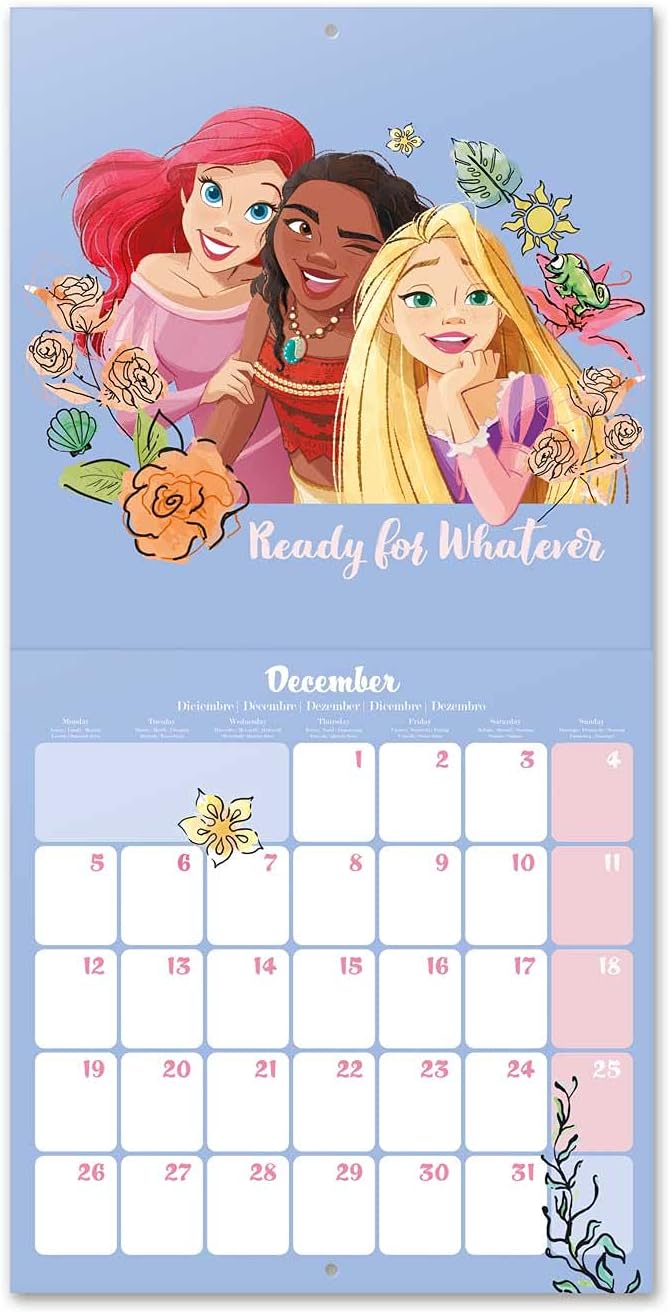 Amazon.com: Official Disney Princess 2022 Wall Calendar, January 2022 -  December 2022 Monthly Planner, Square Wall Calendar 2022, Family Planner  Calendar 2022, Disney Calendar (Free Poster Included) : Everything Else