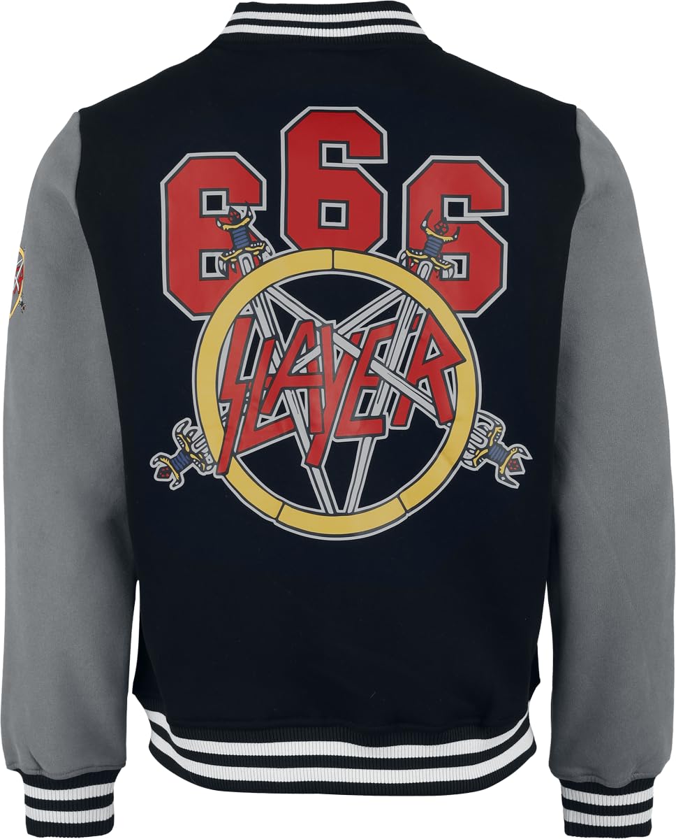Slayer Reign In Blood Varsity Jacket Männer Collegejacke multicolor