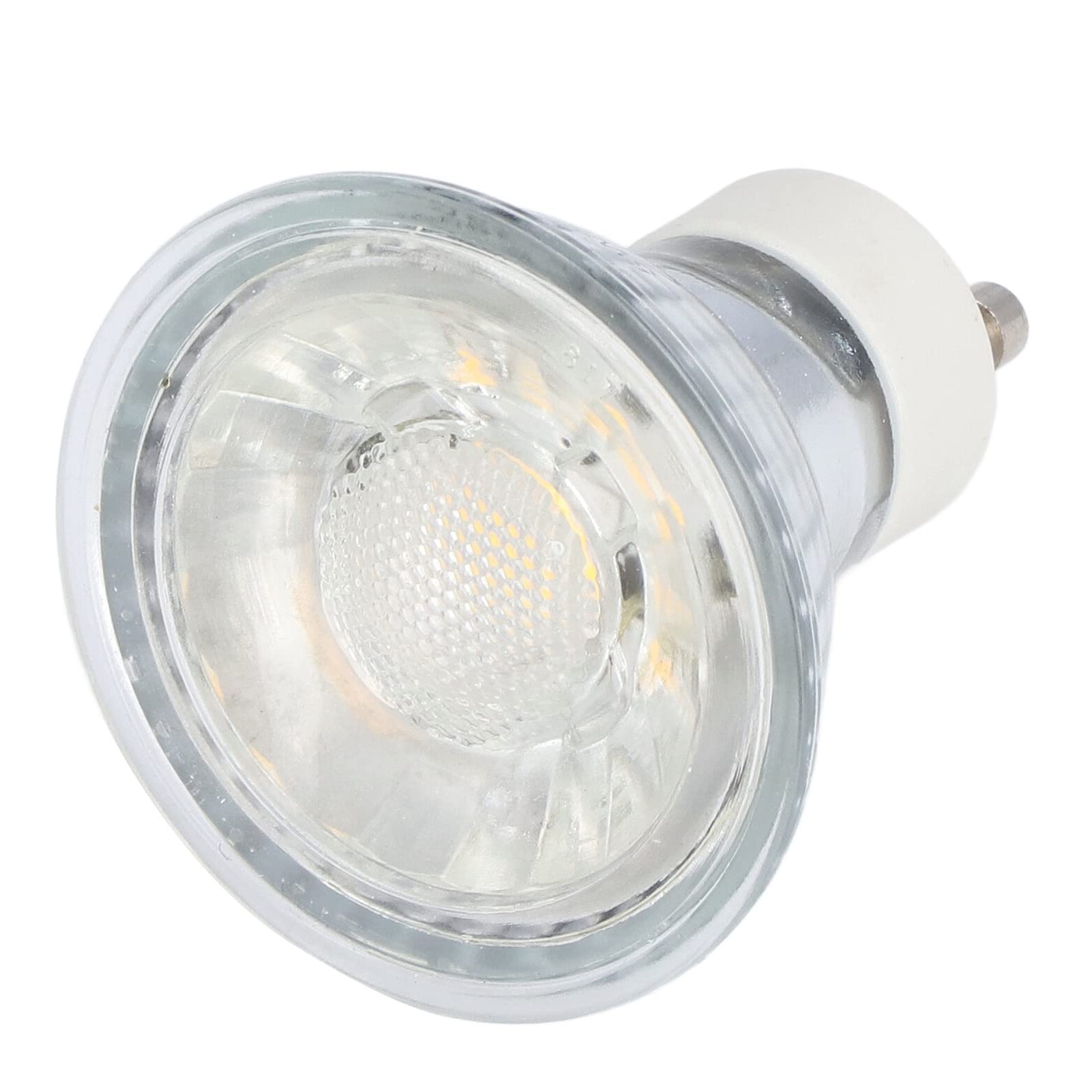 Gu10 Light Bulb 5w LED Cob Lamp Bulb Brightness Home Decoration Bedroom Lighting Spotlights Exhibition Hall Atmosphere Lighting Adjustable Spotlight for Bedroom Office (Warm White Light 2700‑3200k)