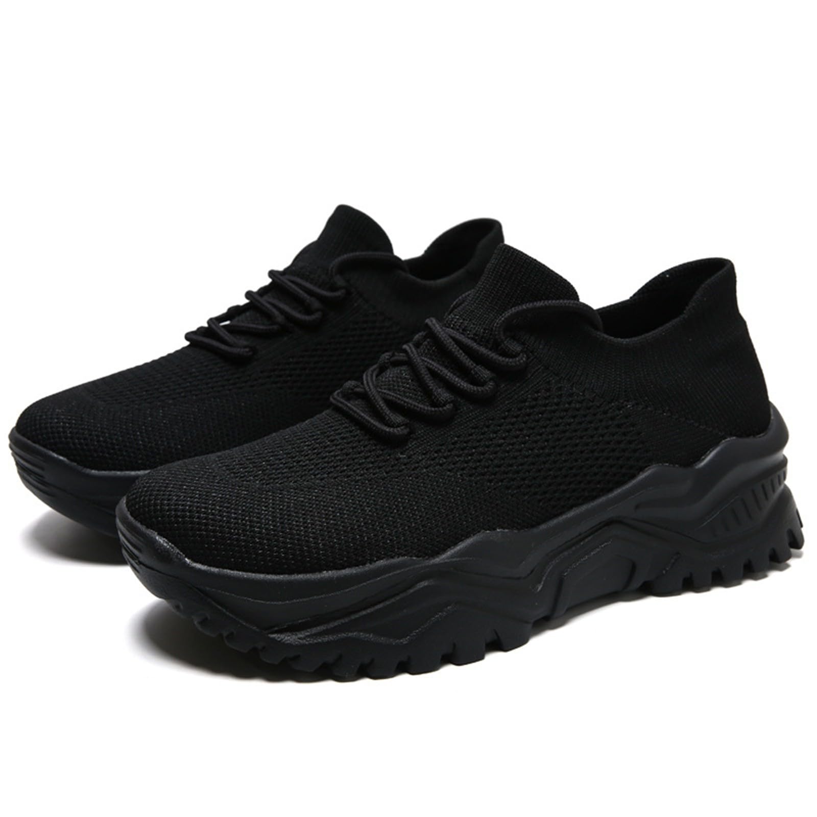Scarpe Donna Ginnastica Leggere Scarpe Comode per Camminare Comode | Calzature Atletica in Suola Spessa per Passeggiata Invernale Sneakers Ragazza Concezione Ergonomica Pelle Sintetica