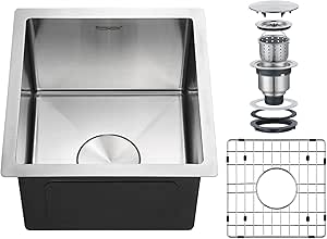 Welba Stainless Steel Kitchen Sink Bathroom Laundry Under/Top Mount Si - View #5