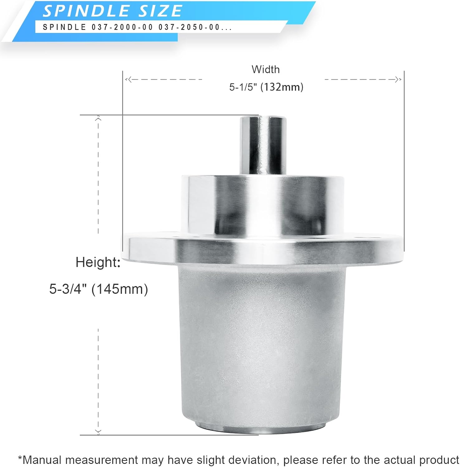 037-2050-00 037-2000-00 Mower Spindle Assembly Fit for 42" 48" 54" Deck Lawn Mower Compatible with Ba d Boy MZ Ma gnum Zero Turn Mower, 3 Pack