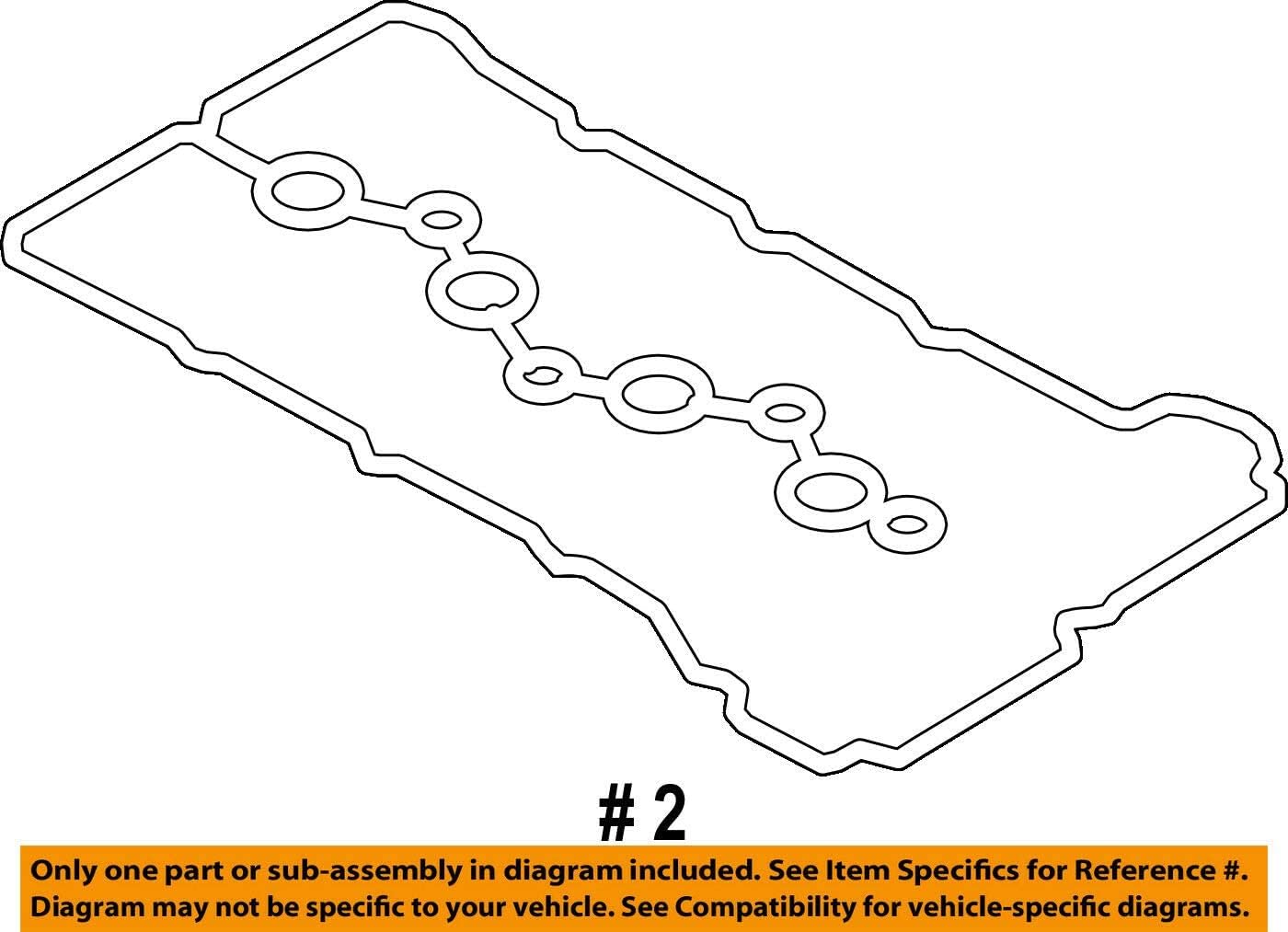 Genuine OEM 22441-2GGA1 Rocker Cover Gasket / 224412GGA1 for Hyundai Genesis G70 19-22 Veloster 19-22 Tucson 18-21 Kia Sportage 17-22 Stinger 18-21 Optima 17-18