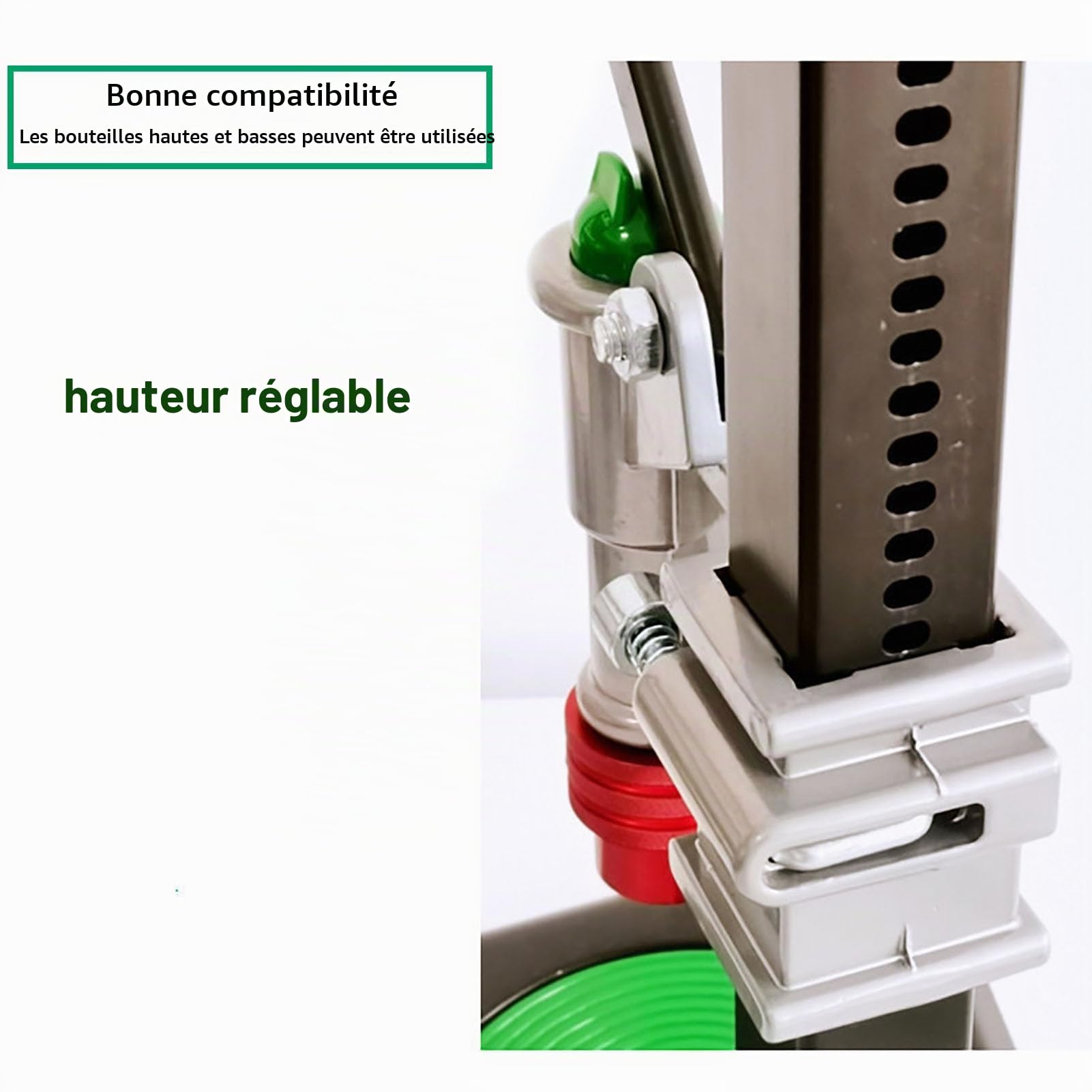 Sertisseuse Manuelle De Bouteilles De Parfum, Machine De Capsulage De Bouteilles De Pulvérisation De 13 à 15 Mm avec Hauteur Réglable, pour Bouteilles De Parfum/Huile Essentielle
