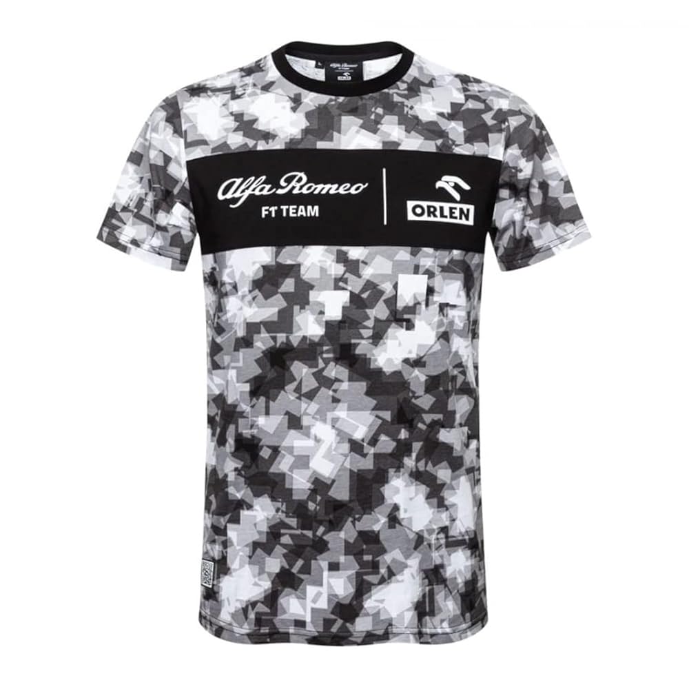 Amazon.com: Alfa Romeo Racing F1 Men's Camo T-Shirt, Grey