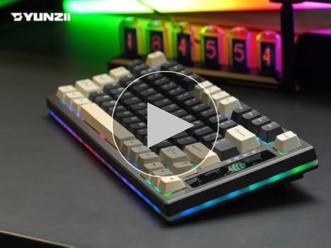 yunzii RT80 磁気スイッチ キーボード YUNZII RT80 White Line Rapid Trigger 8K Magnetic Keyboard