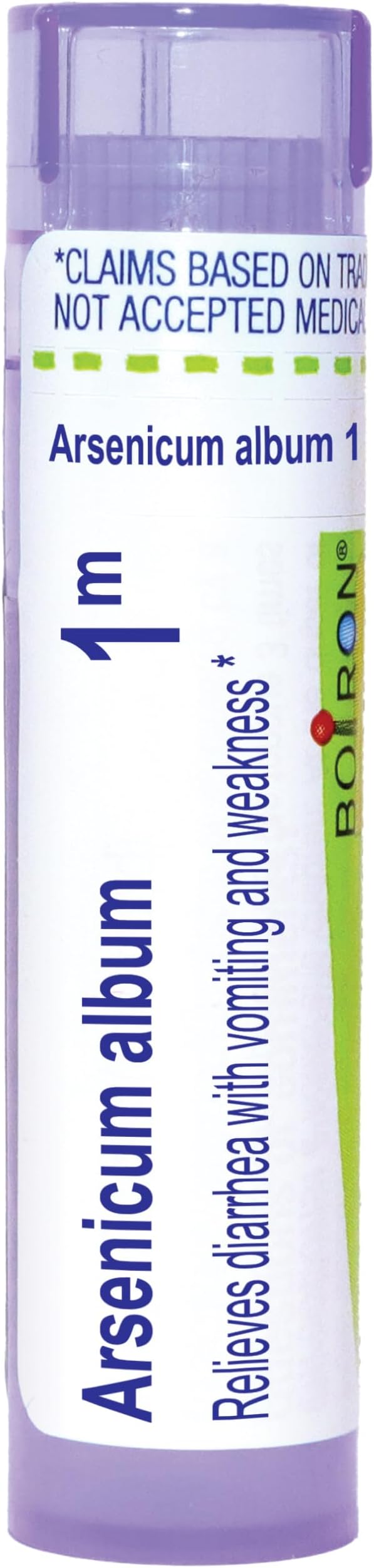 Boiron Arsenicum Album 1M Homeopathic Medicine for Food Poisoning - 80 Pellets