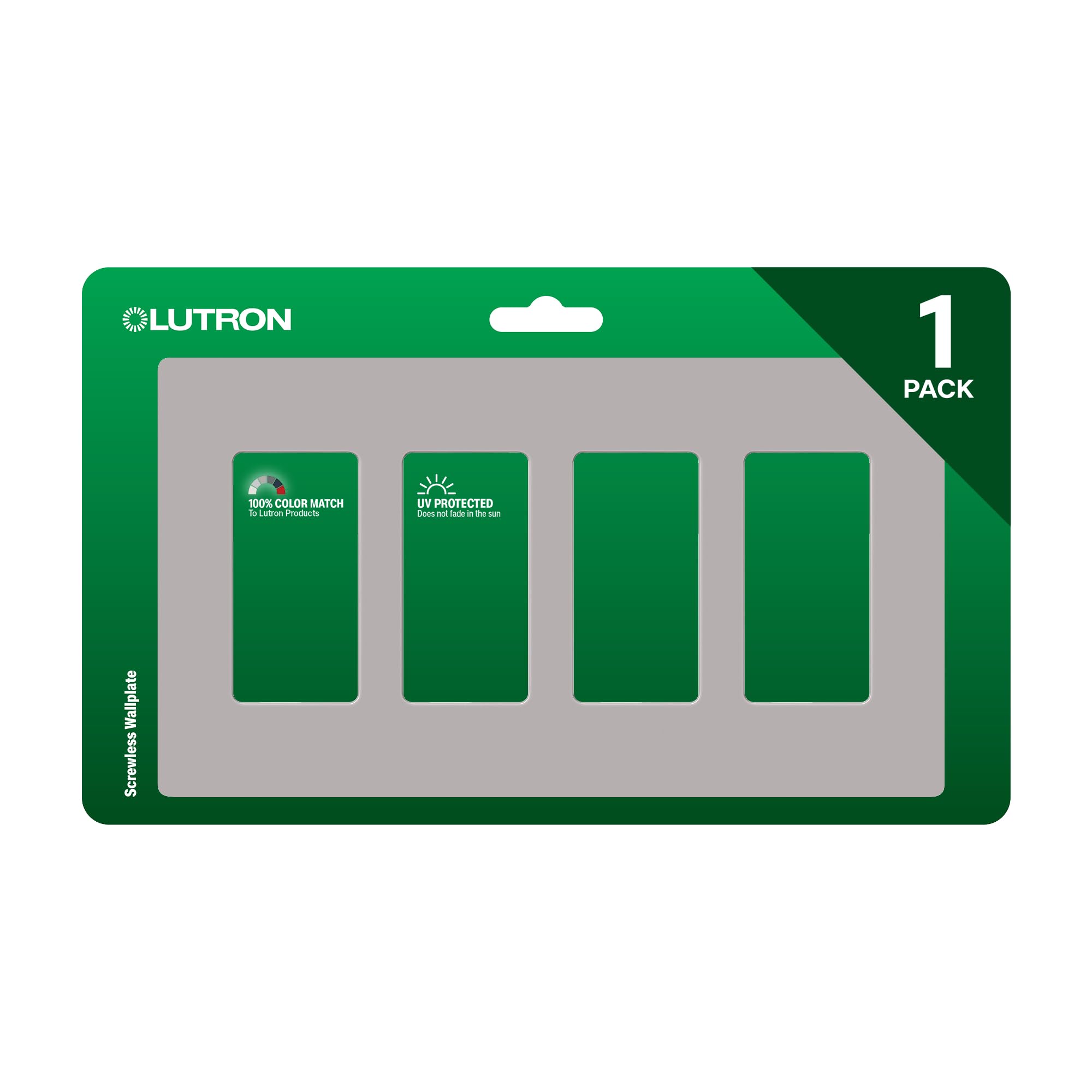 Lutron Claro Wall Plates - Gloss White -12