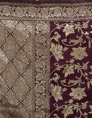Image of Women's Banarasi Saree Pure Kanjivaram Silk Saree Soft Design Wear Pattu Sarees Cotton With Blouse Piece Kanchipuram for Wedding new ladies sadi