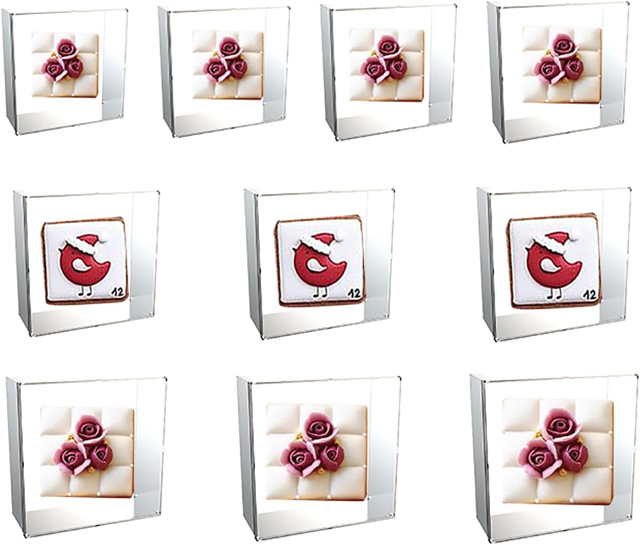 Square Cookie Cutters 10-Pc Set – Square