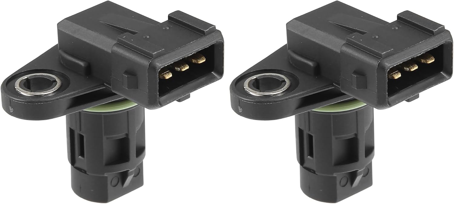 Motoforti Camshaft Position Sensor, for Hyundai Elantra 2003-2016, ABS, No.3935023700/3935023910, Black, 2 Pcs