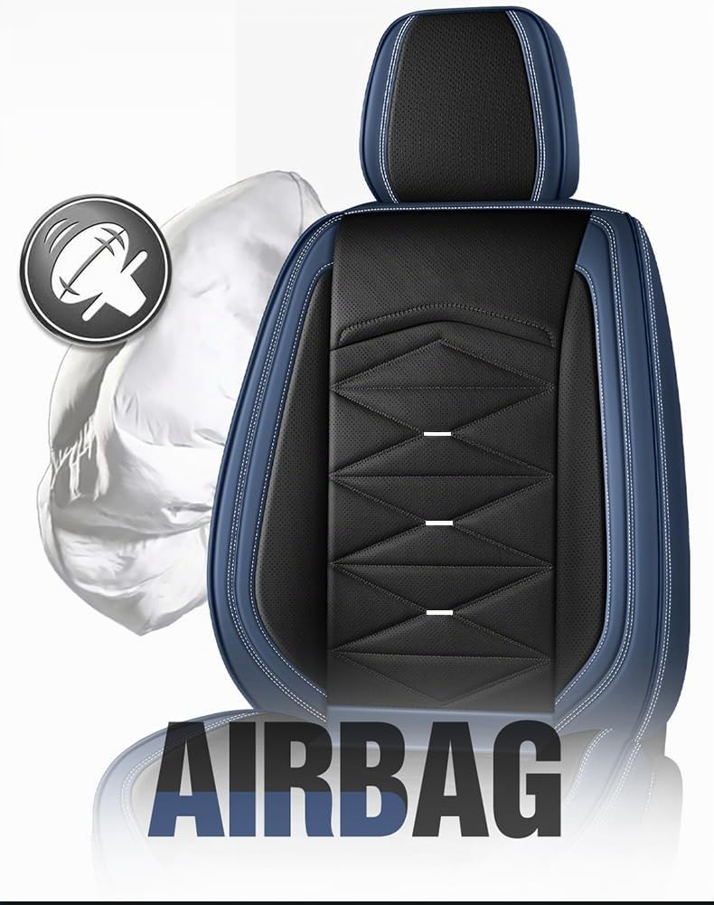 Autositzbezüge Universal Passend für VW ID.3 ID.4 ID.5 ID.7 Schutz-Set Premium Nappa-Leder Sitzbezüge