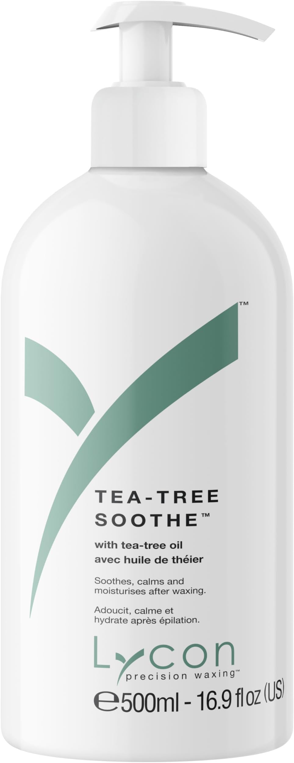 Tea Tree Soothe, Salon-Quality Post Wax Body Moisturizer with Tea Tree Oil, Rose and Chamomile, 16.9 oz