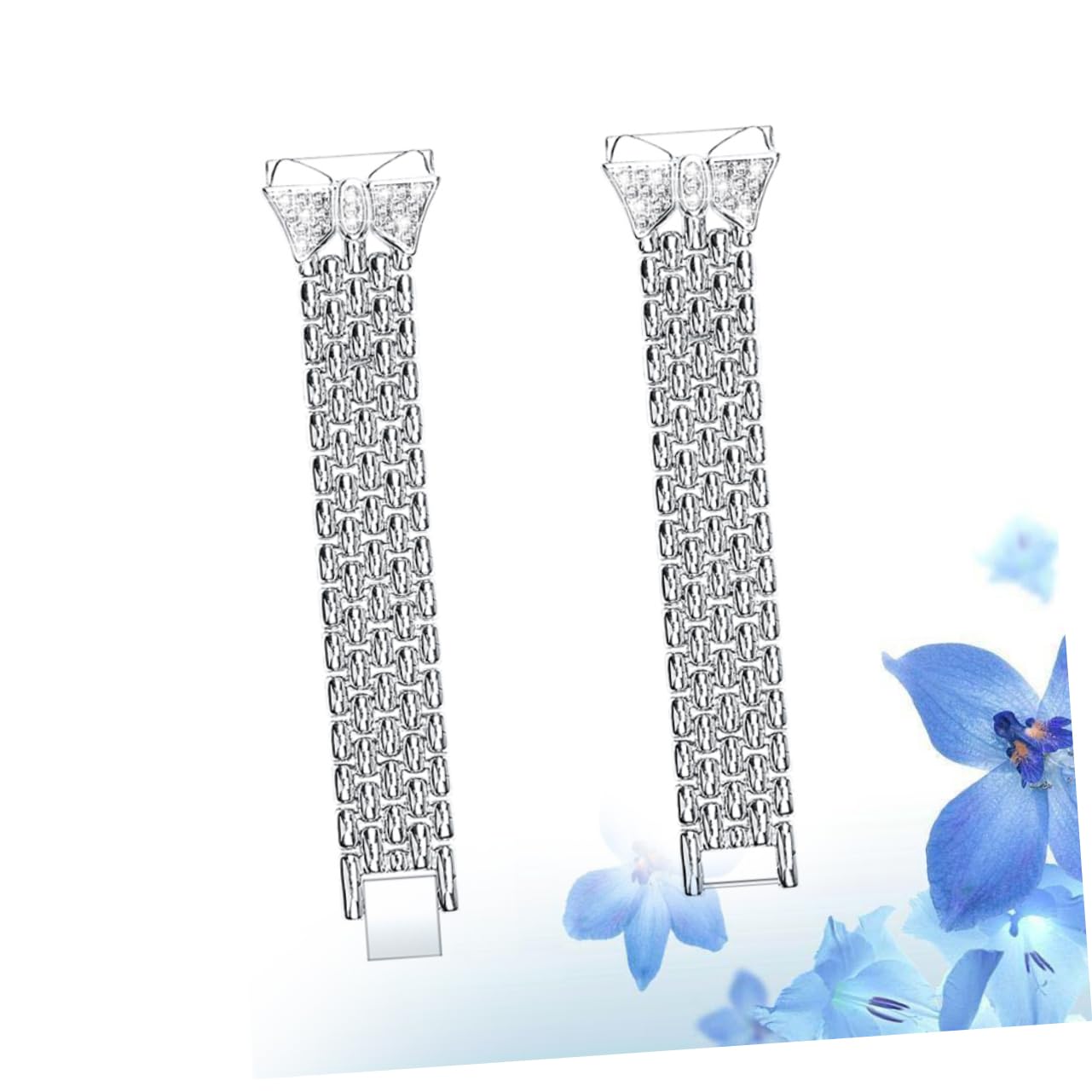 jojofuny 2 Pezzi Di Ricambio Per Cinturino Con Strass Cinturino Per Smartwatch Per Acciaio Inossidabile
