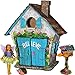 Mood Lab Fairy Garden House Miniature Believe Set of 4 pcs, Hand Painted Figurines & Accessories, Kit Outdoor Indoor Decor