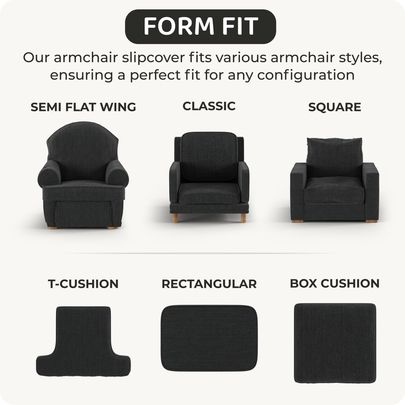 Premium Stretch Couch Covers for Sofa - Sofa Chair Cover Washable, Dogs & Pets Friendly - Elastic Polyester Loveseat Slipcovers - Non-Slip Love Seat Couch Covers - Coral Pink (21"-39" Wide)