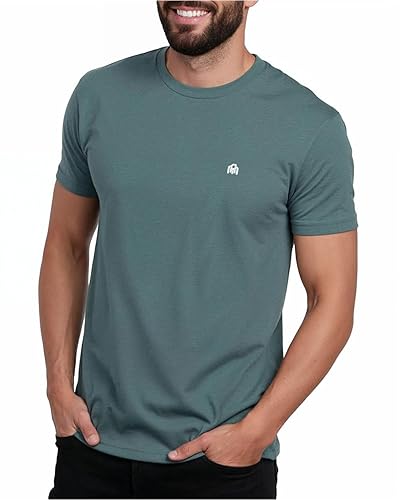 INTO THE AM Men's T-Shirts Soft Cotton Blend Crew Neck
