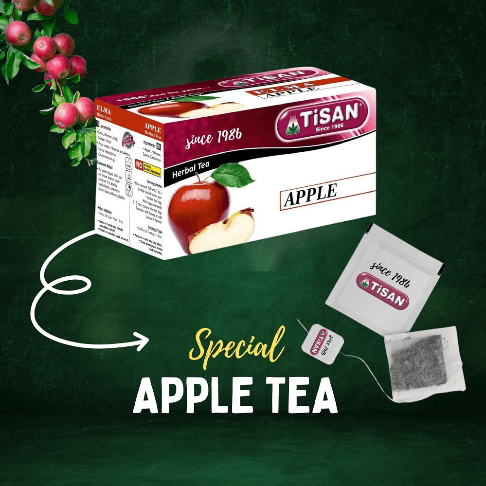 Miniatura 2 de Té de manzana de Tisan - 40 bolsas de té de hierbas