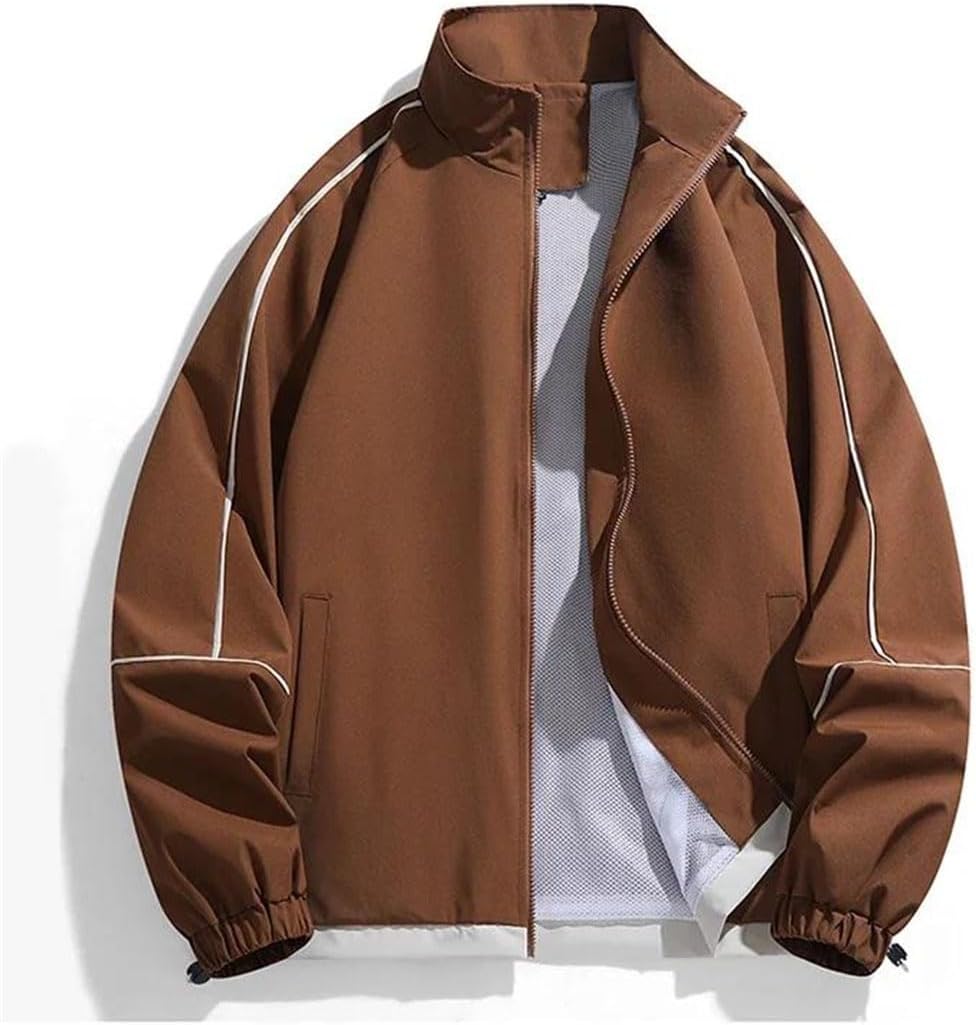 Bollrllr Unisex Lightweight Jacket Hooded Outdoor Sports Casual Trenchcoats Coat