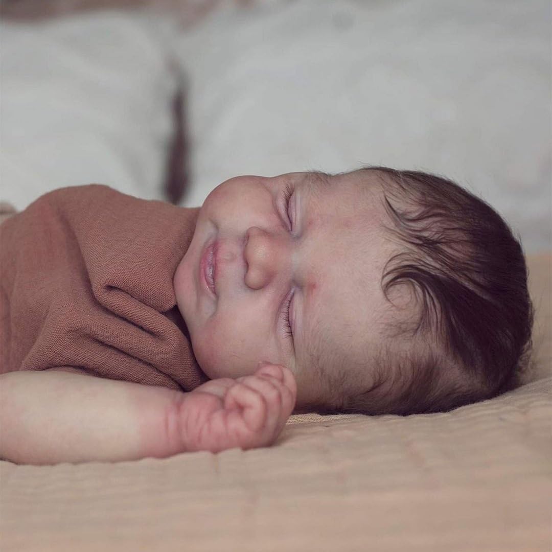 Zero pam Realistische Reborn Puppen,Reborn Baby Junge 18 Zoll 48 cm, Puppe Vollsilikon Lebensechte Baby,Puppen Realistisch Newborn Babys,Real Life Babys Silikon Babypuppen,Reborn Puppe