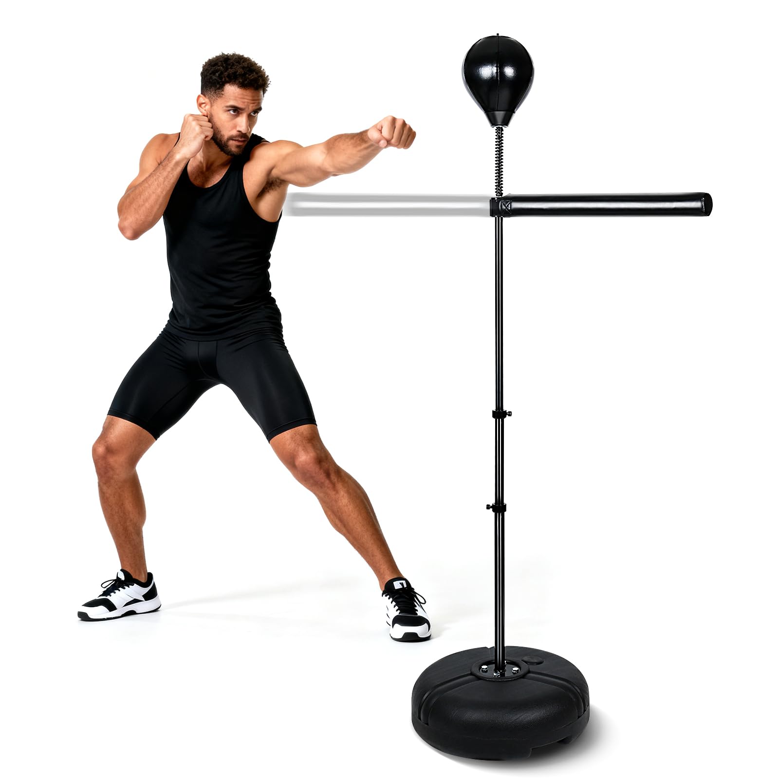 COBRA ブラック トレーニングバッグ Amazon.com : INNOLIFE Adjustable Freestanding Boxing Bag for