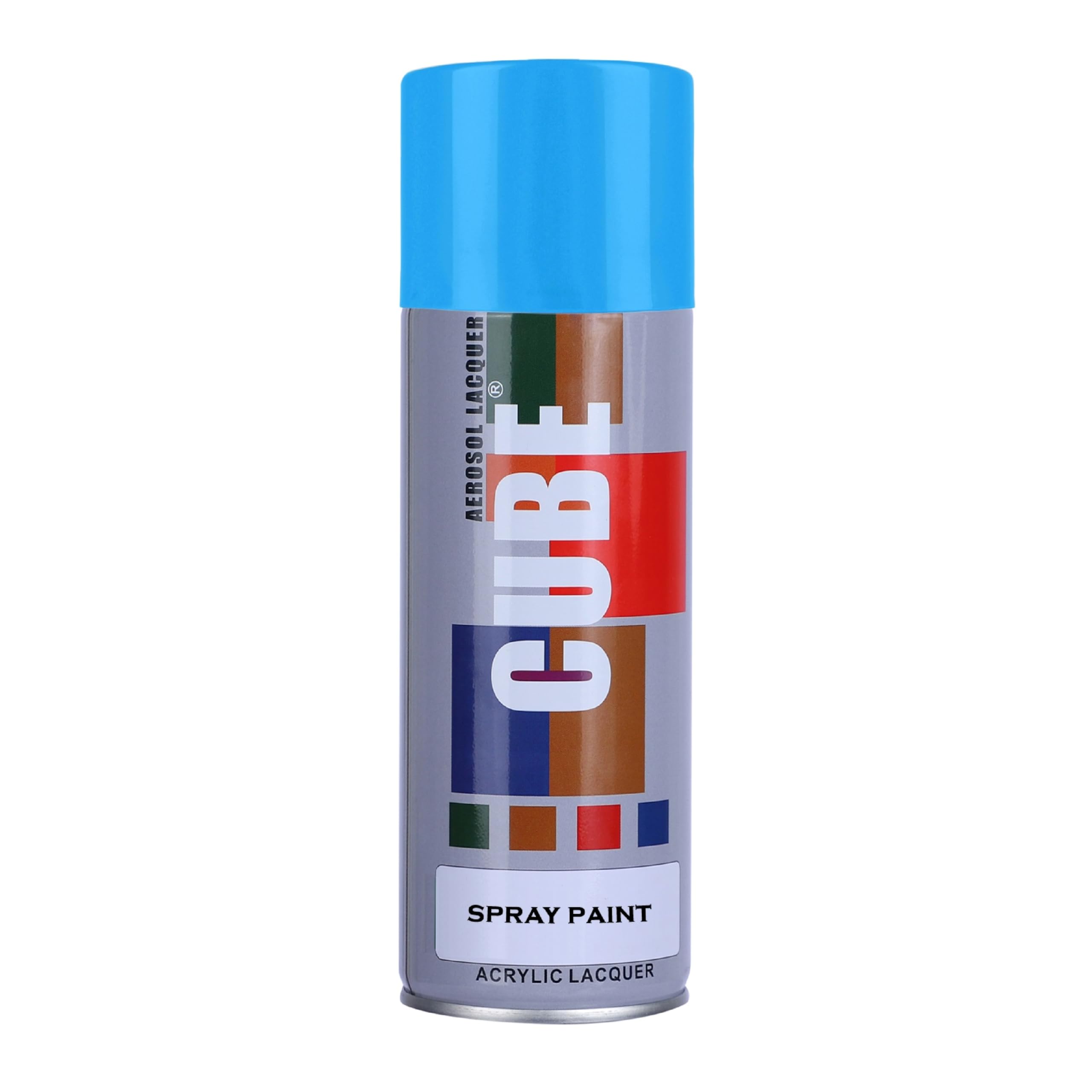 Cube Blue Spray Paint | 400 mL | for Metal, Plastic, Wood, Car & Bike | Fast Drying, Brilliant Finish, No CFCs, Interior & Exterior Use-image-8