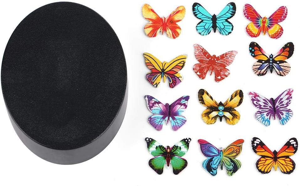 Personality Magnetic Desktop Sculpture Color Butterfly Desktop Educational Toy for School Office Home Decoration Gifts Crafts Kids Children Supplies(Butterfly) Daily Decoration