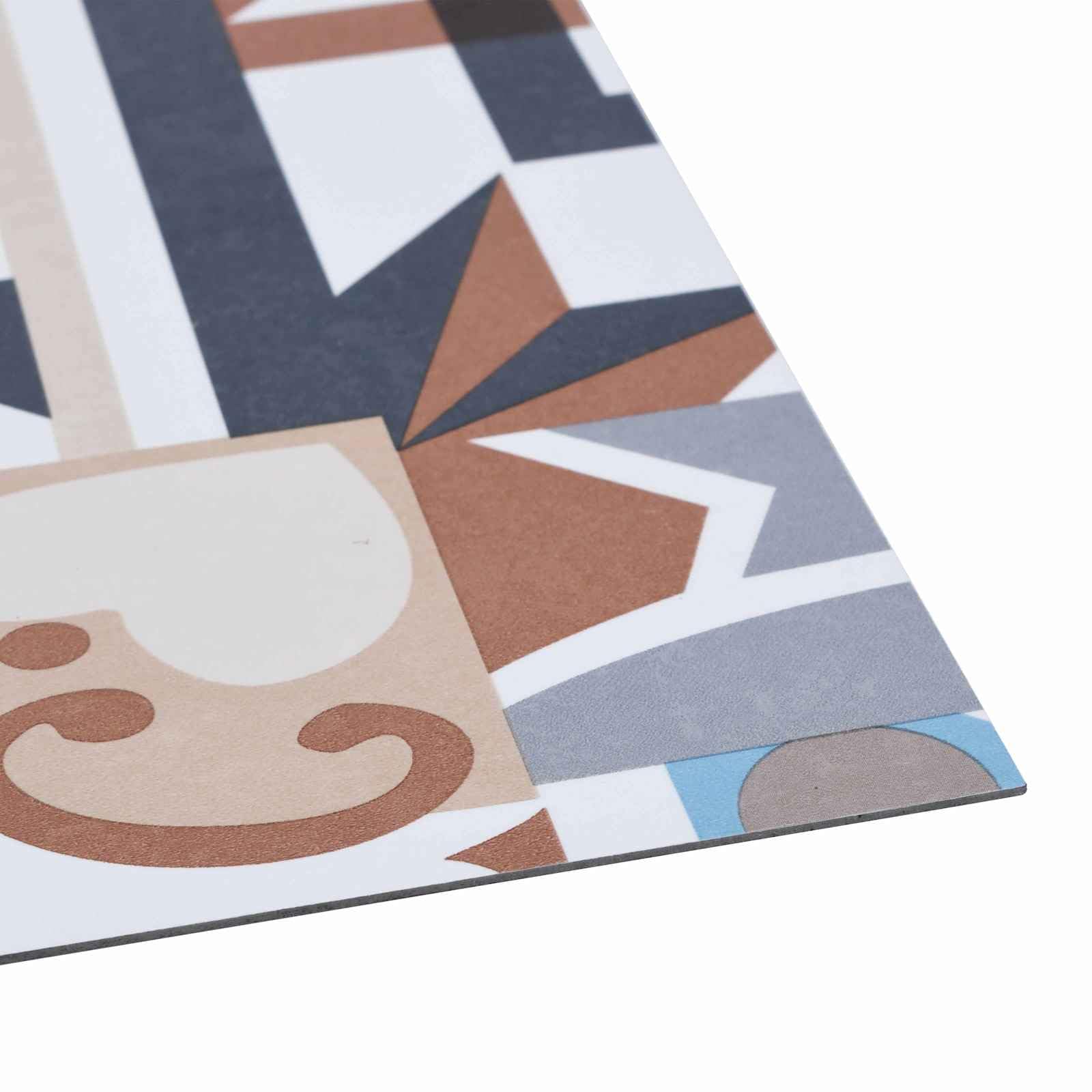 Lot de 20 dalles de sol autocollantes en PVC - 30,5 x 30,5 cm - Aspect bois - Pour salon et chambre à coucher - Facile d'entretien