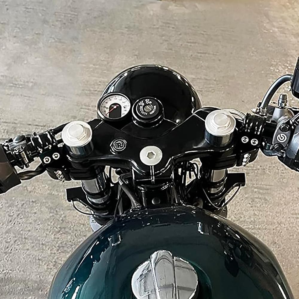 Manubrio Clip On Moto 50mm - 1 Paia Nero Per Forcelle Universal