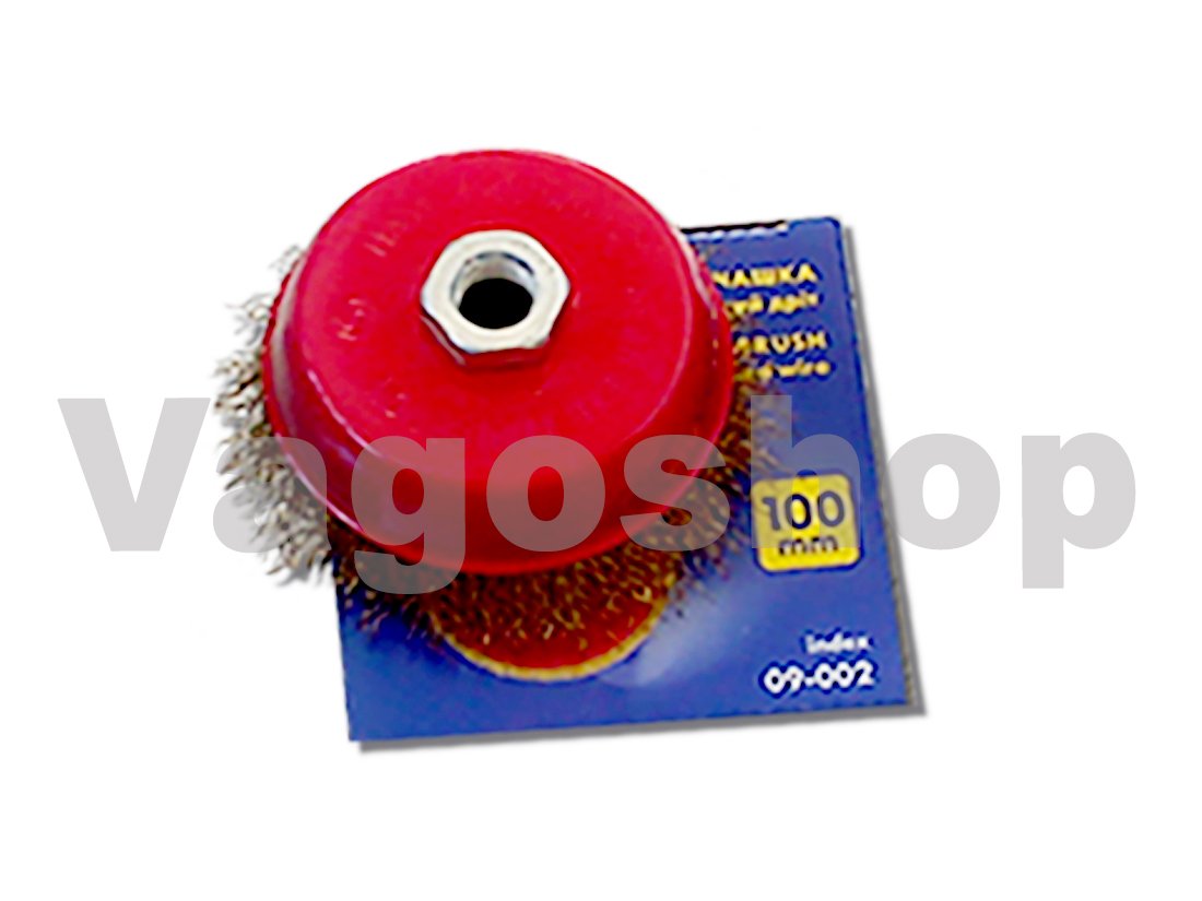 24 X Spazzola Spazzola metallica 100 mm gewellt cono Spazzola Spazzola Rotonda F. Flex