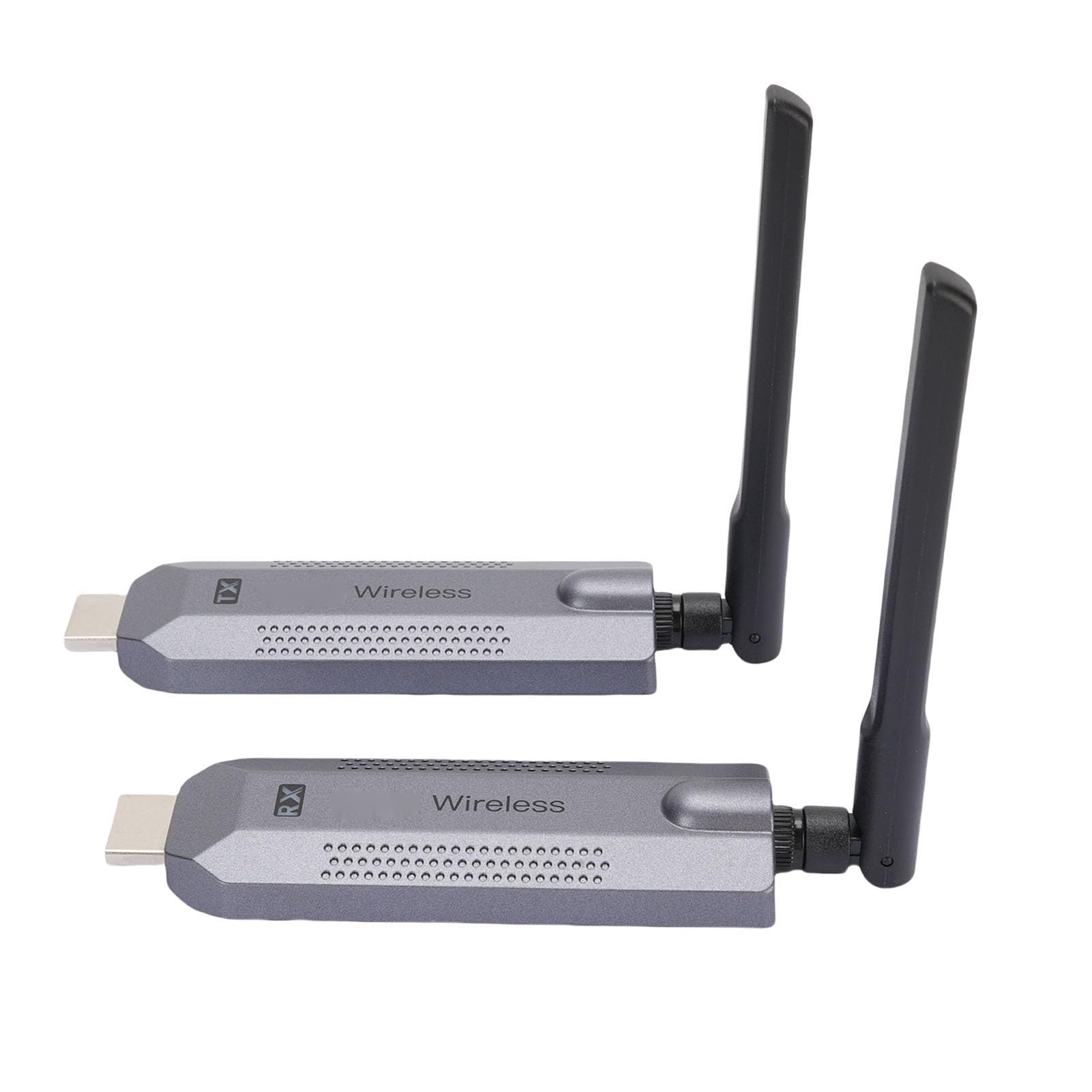 Aramox Transmisor y Receptor de Interfaz Multimedia HD Inalámbrico ABS Más PC Extensor HD Inalámbrico 1080P 60 Hz Alcance de 100 M Baja Latencia para Sala de Conferencias Oficina TV Computadora