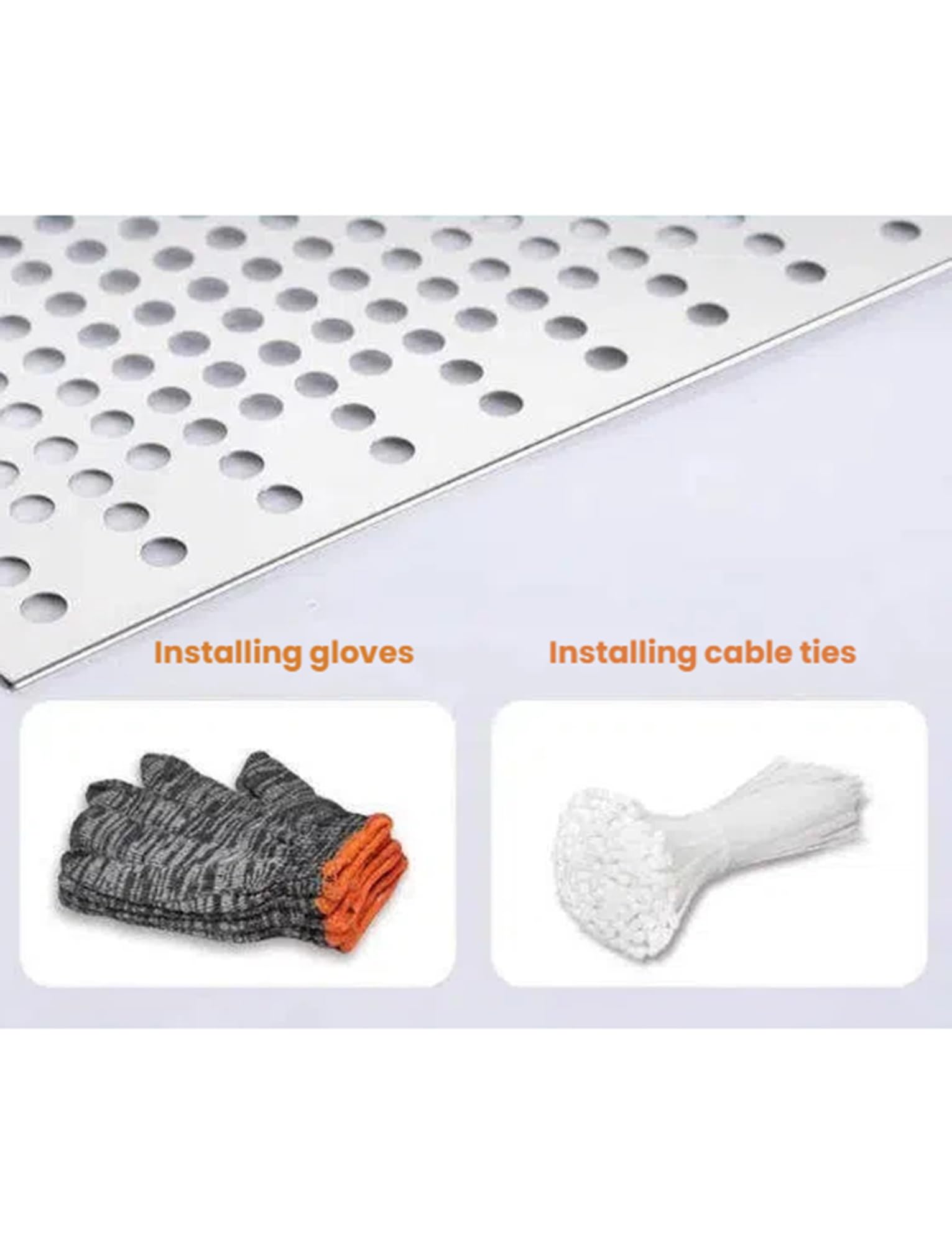 Chapas metálicas perforadas, Hoja de metal ampliada perforada acero inoxidable 304, 0,9 mm espesor, agujero 10, 40/50x100-140 cm(1pcs,50x110cm/19.7x43.3in)