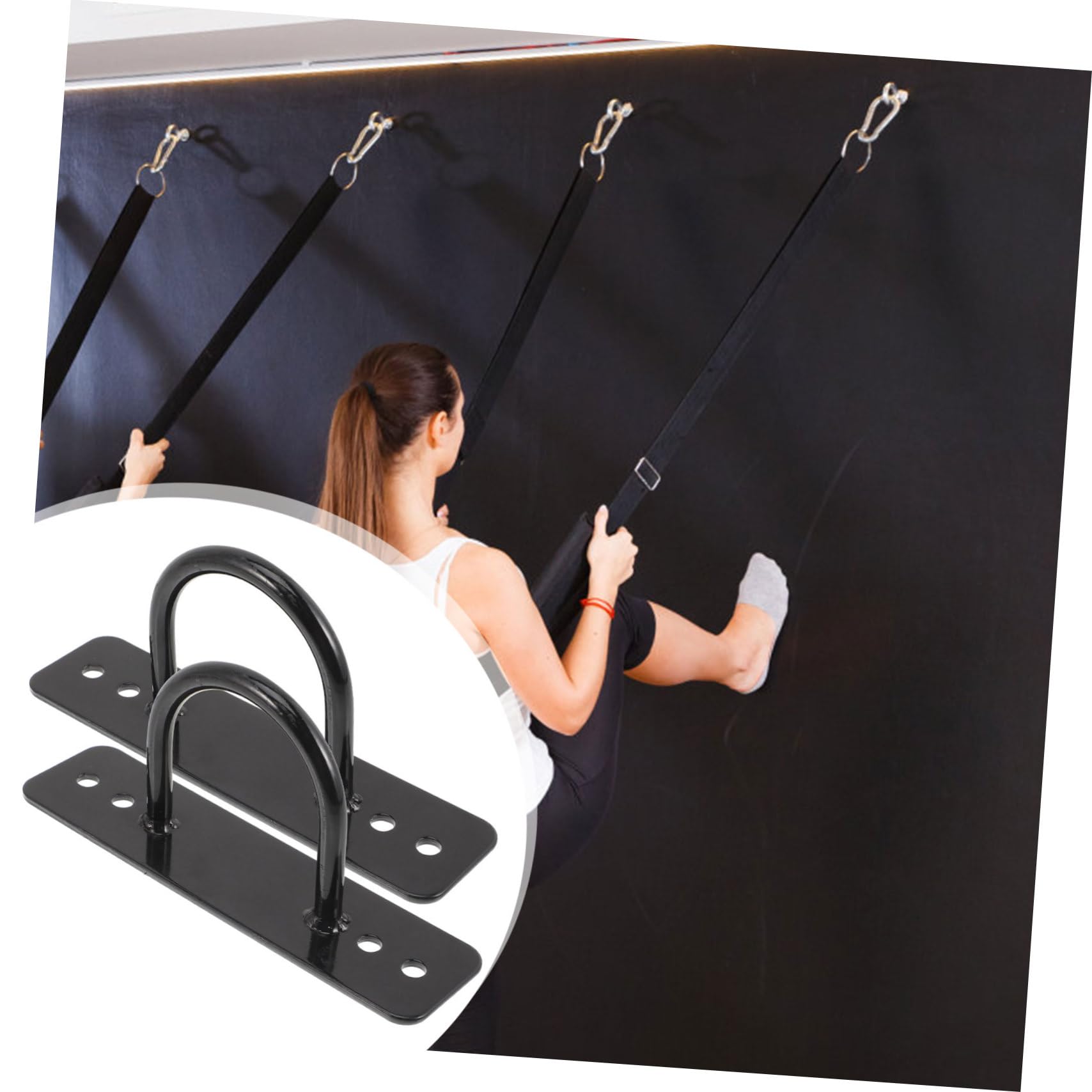 Battle Rope Wandanker Aus Edelstahl 2 Stück Seilhalter Für Trainingsseile Robuste Wandbefestigung Für Fitnessgeräte Vielseitig Für Yoga Krafttraining Und Heimtraining