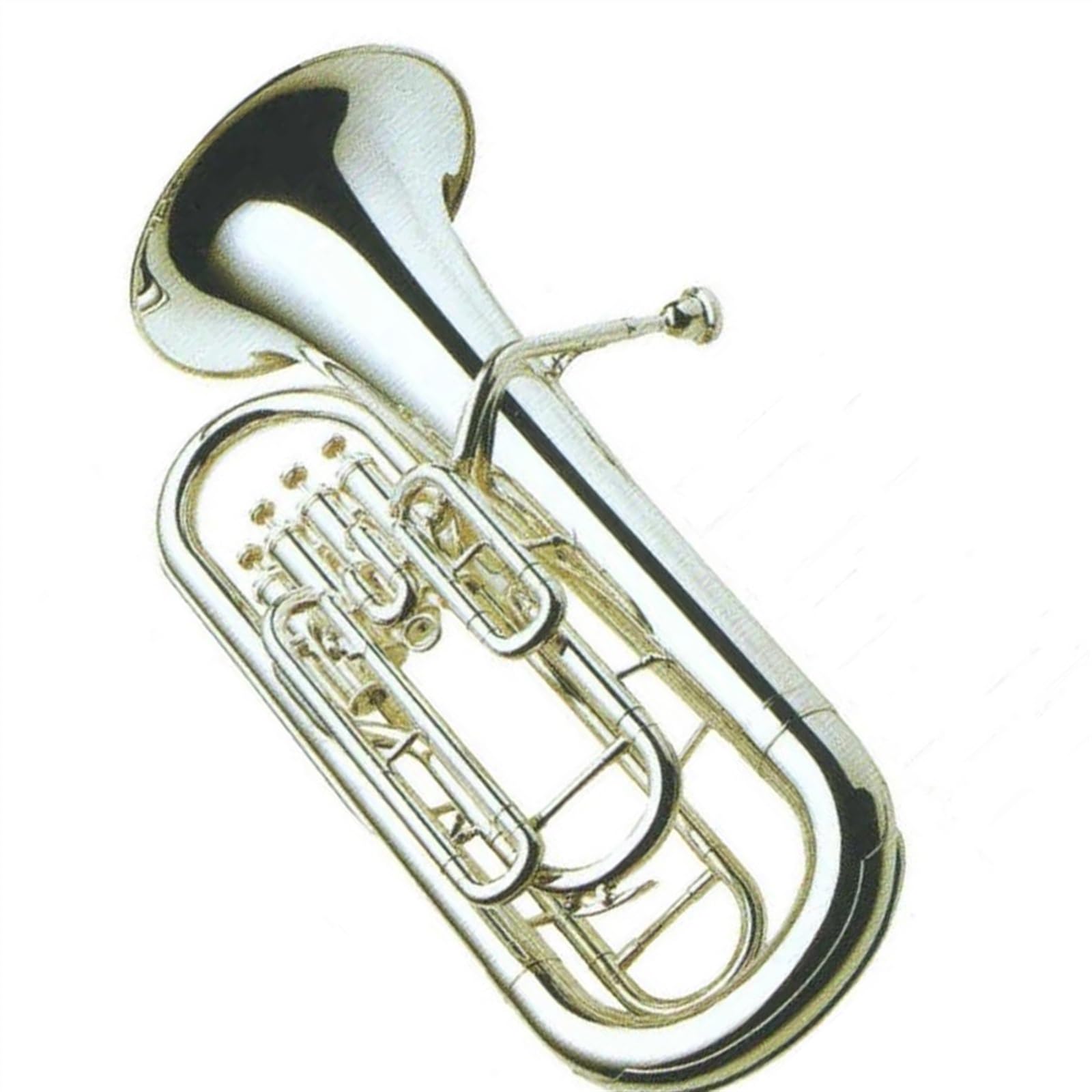 Euphonium Instrumenty Wysokiej Jakości Posrebrzane Tłoki Euphonium 4
