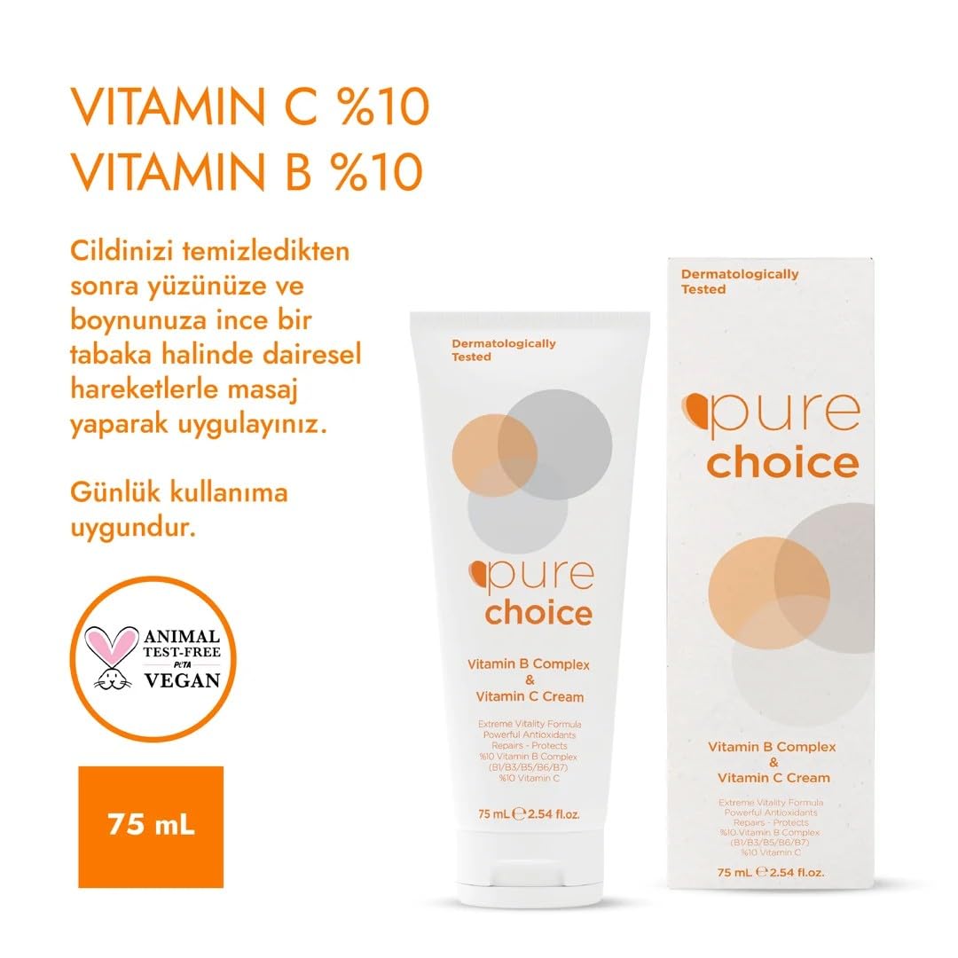 Pure Choice Aydınlatıcı ve Canlandırıcı Cilt Bakım Kremi 75 Mililitre (2 paketi)