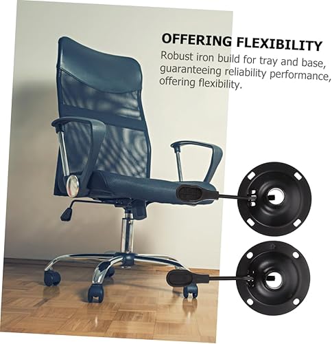 Miniatura 4 de STOBOK Práctico juego de hardware de placa de control de inclinación con base giratoria para silla de oficina de 2