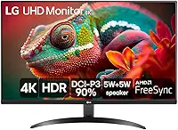 Monitor LG 32' 4K UHD HDR10 60Hz 4ms Free Sync Preto 32UR500-B.AWZM