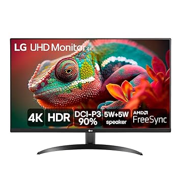 Monitor LG 32" 4K UHD HDR10 60Hz 4ms Free Sync Preto 32UR500-B.AWZM